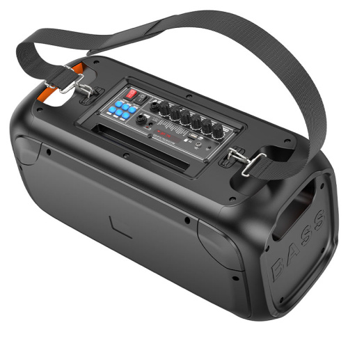 hoco-bs54-party-wireless-dual-mic-outdoor-bt-speaker-control-panel